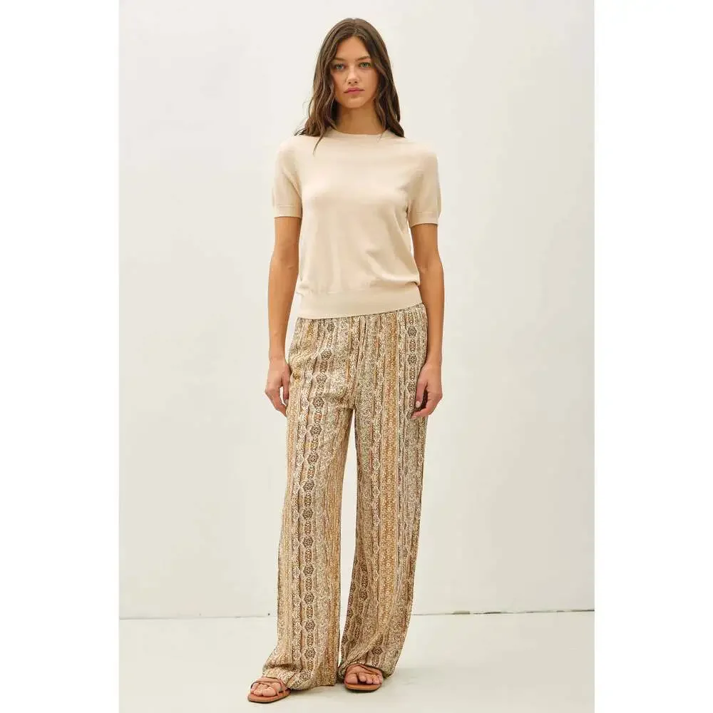 Essential Short Sleeve Sweater Top